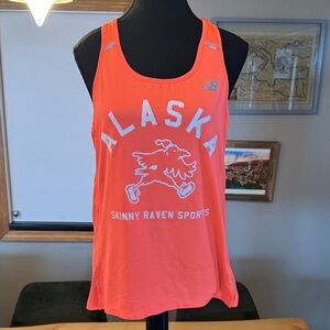 New Balance Vibrant Orange Alaska Sports Tank